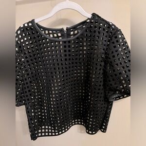 Like New Black Net cropped top from Forever 21.